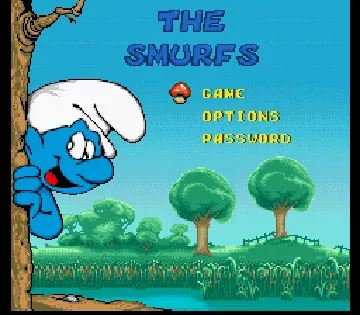 Smurfs, The (Europe) (En,Fr,De,Es,It) screen shot title